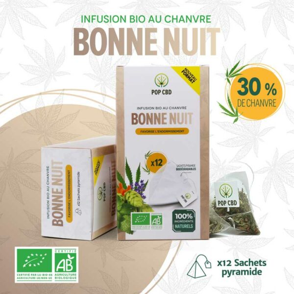 POP CBD Bonne nuit en sachets