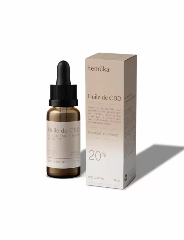 Hemeka huile CBD Broad spectrum 20%