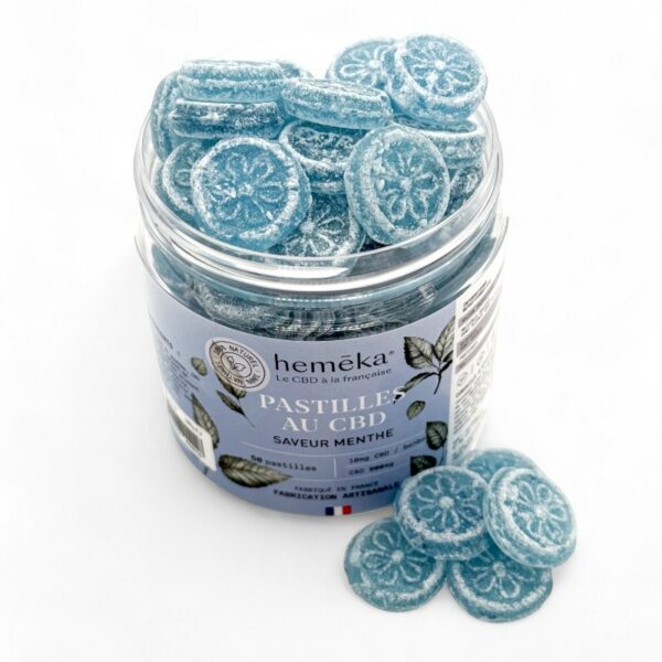 Bonbons CBD à la menthe