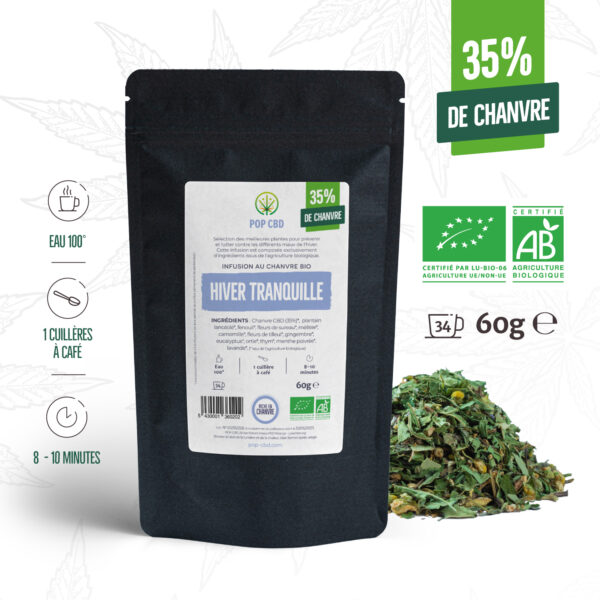 POP CBD infusion Hiver Tranquille 60g
