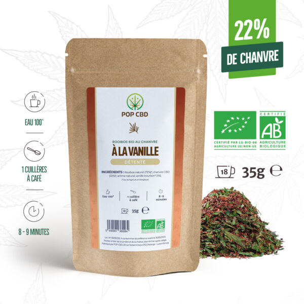 POP CBD infusion rooibos vanille 35g