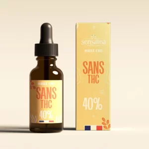Sensavea Huile CBD 40% sans thc